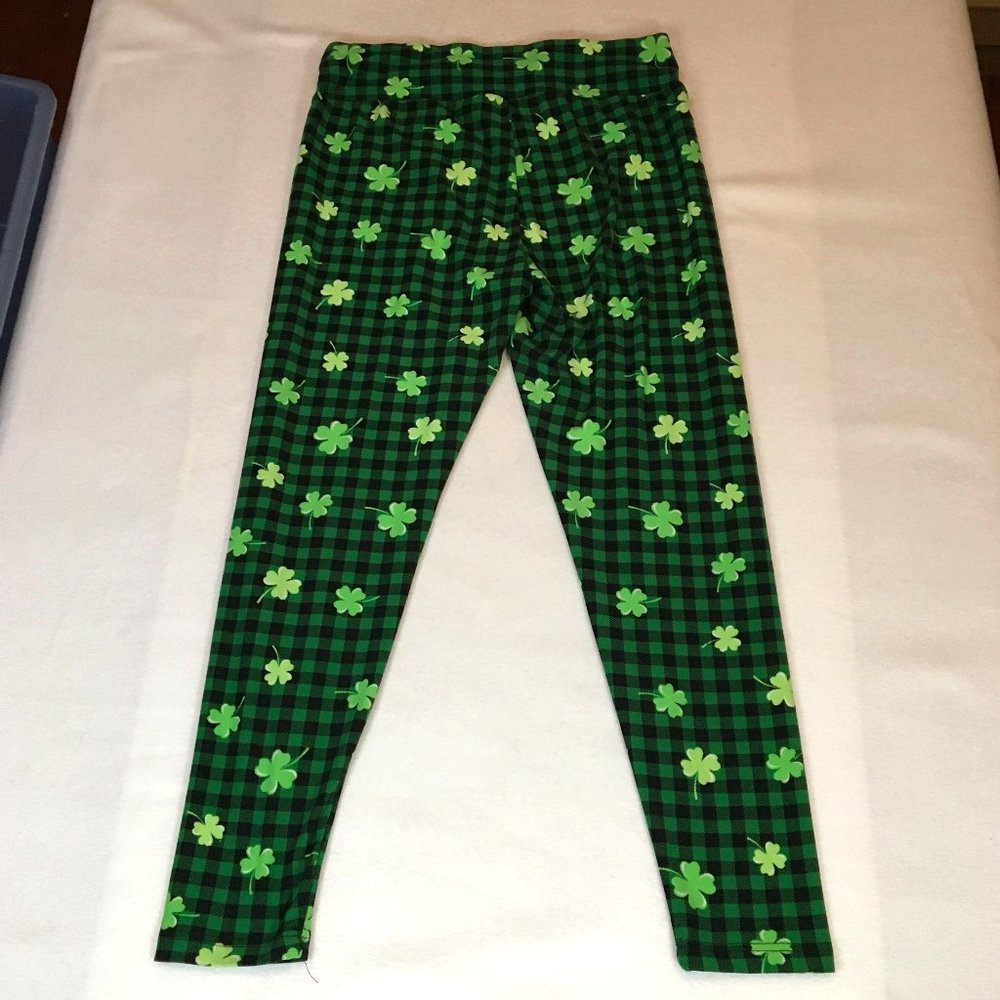 Clover Pajama Pants XL Green